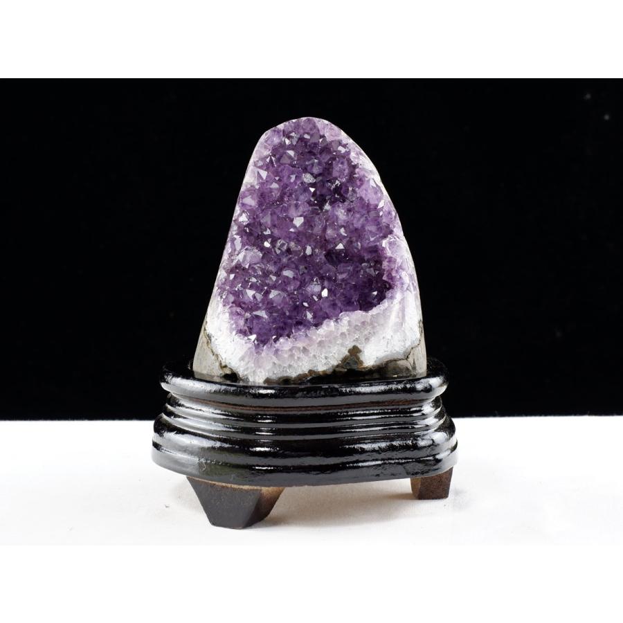 アメジスト 原石 ウルグアイ産 クラスター amethyst 台座付属 送料無料
