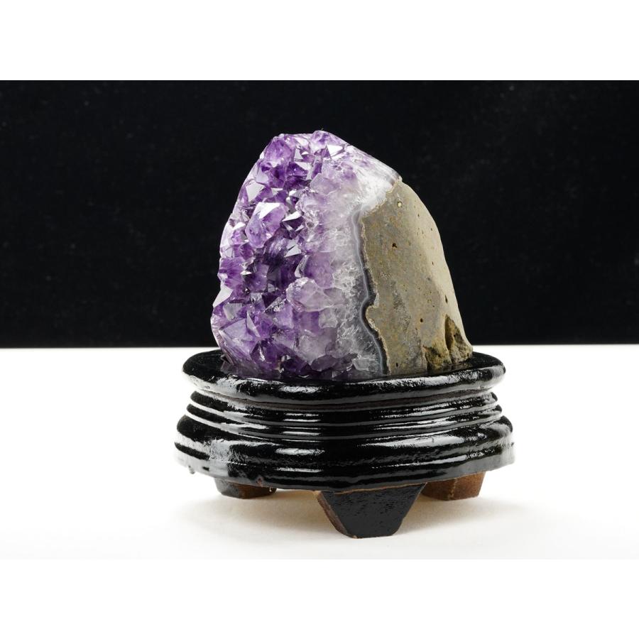 アメジスト クラスター ウルグアイ産 原石 amethyst 台座付属