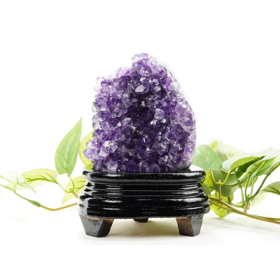 アメジスト クラスター ウルグアイ産 原石 amethyst 台座付属 送料無料