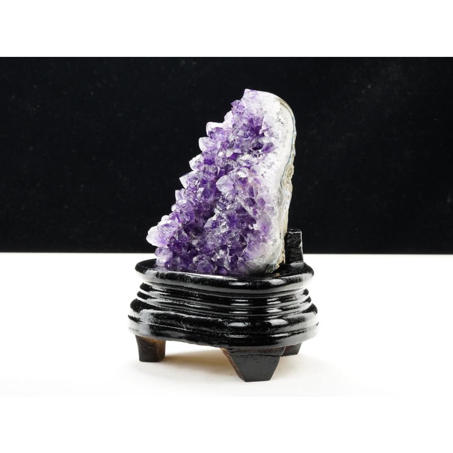 アメジスト クラスター ウルグアイ産 原石 amethyst 台座付属 送料無料