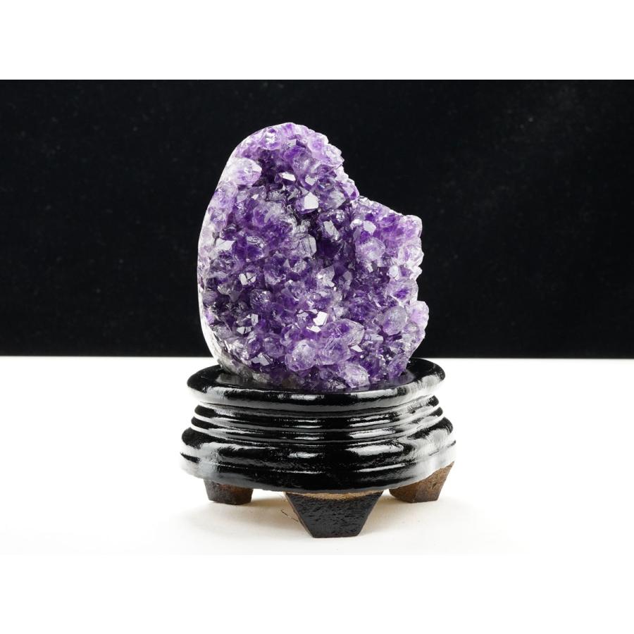 アメジスト クラスター ウルグアイ産 原石 amethyst 台座付属 送料無料