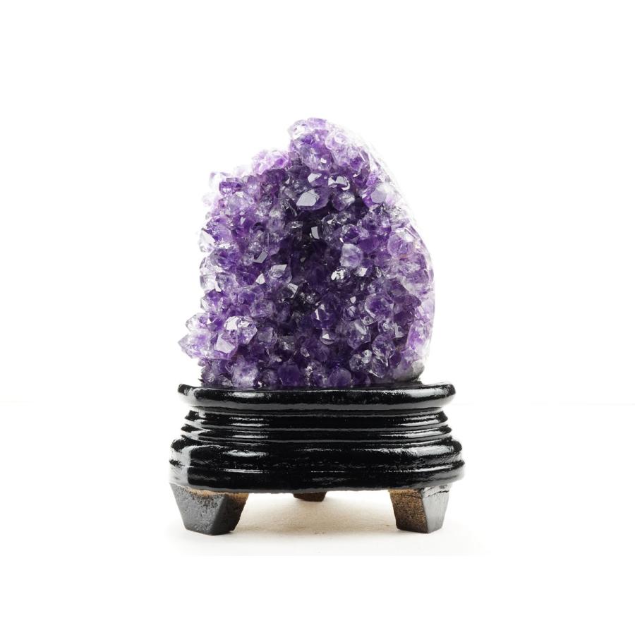 アメジスト クラスター ウルグアイ産 原石 amethyst 台座付属 送料無料