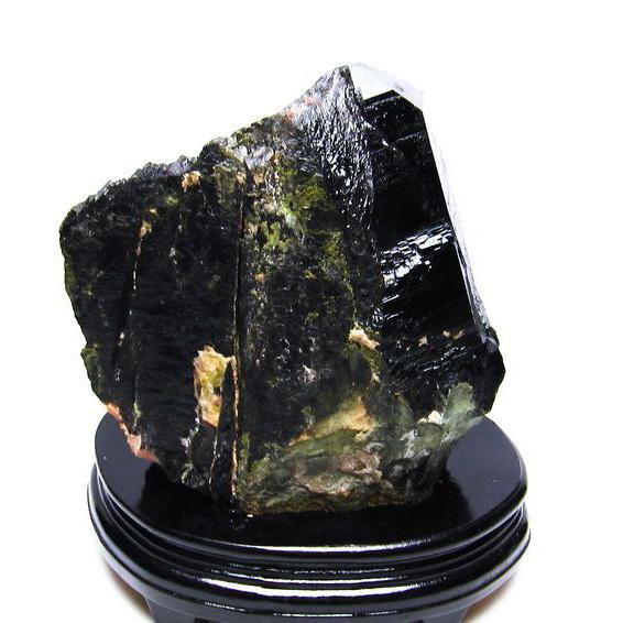 4.8Kg モリオン 黒水晶 原石 山東省産 台座付属 送料無料 191
