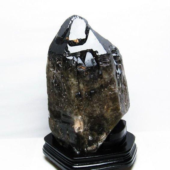 14.4Kg モリオン 黒水晶 原石 台座付属 送料無料 一点物 191-391 :191