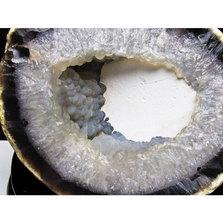 2.2Kg アゲート ジオード 原石 台座付属 一点物 送料無料 191-507
