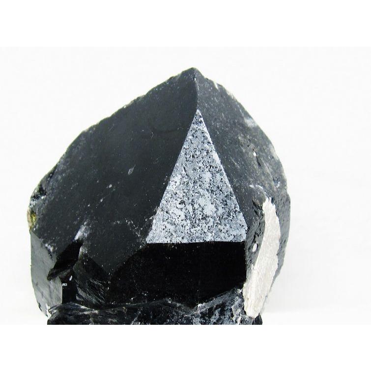 モリオン 3.9Kg 黒水晶 原石 山東省産 台座付属 一点物 送料無料 191