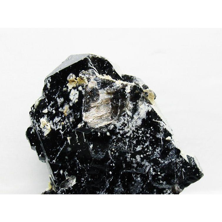 2.6Kg 黒水晶 モリオン 原石 山東省産 台座付属 一点物 送料無料 191