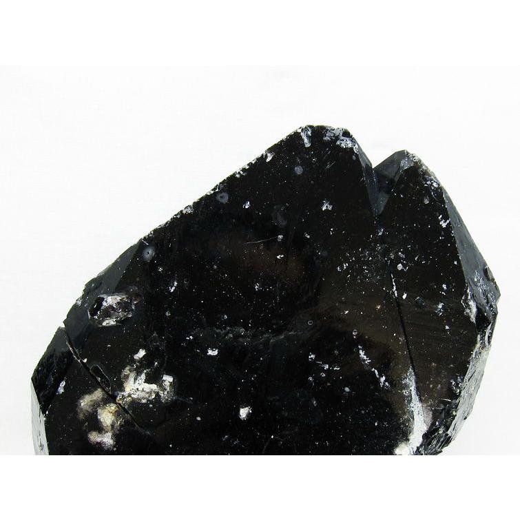 3.5Kg モリオン 原石 黒水晶 山東省産 台座付属 一点物 送料無料 191