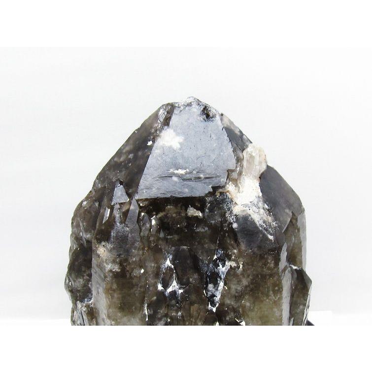 7Kg モリオン 黒水晶 原石 エレスチャル 台座付属 一点物 送料無料 191