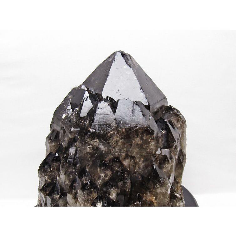 10.1Kg スモーキークォーツ 原石 煙水晶 エレスチャル 台座付属 送料