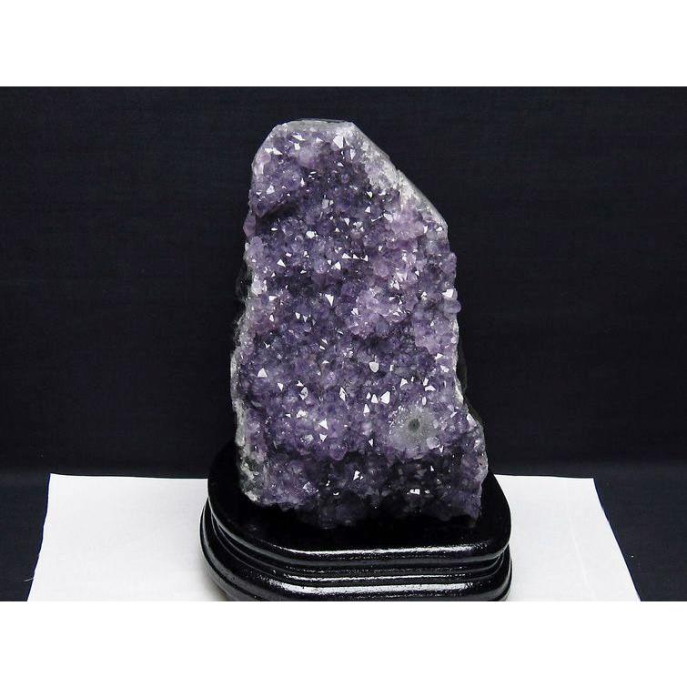 2.1Kg アメジスト クラスター ウルグアイ産 原石 amethyst 台座