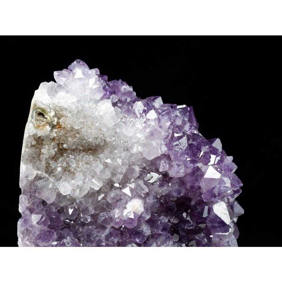 2.6Kg アメジスト クラスター ウルグアイ産 原石 amethyst 台座付属 花