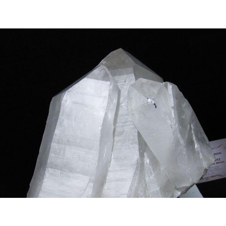 3Kg 水晶クラスター 原石 ブラジル ミナスジェライス州 コリント産 レムリアンシード 一点物 台座付属 送料無料 192-698_2