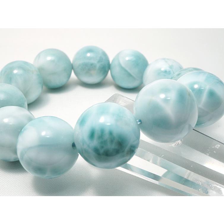 ラリマー ブレスレット 20mm 一点物 [送料無料] 199-170 : 天然石