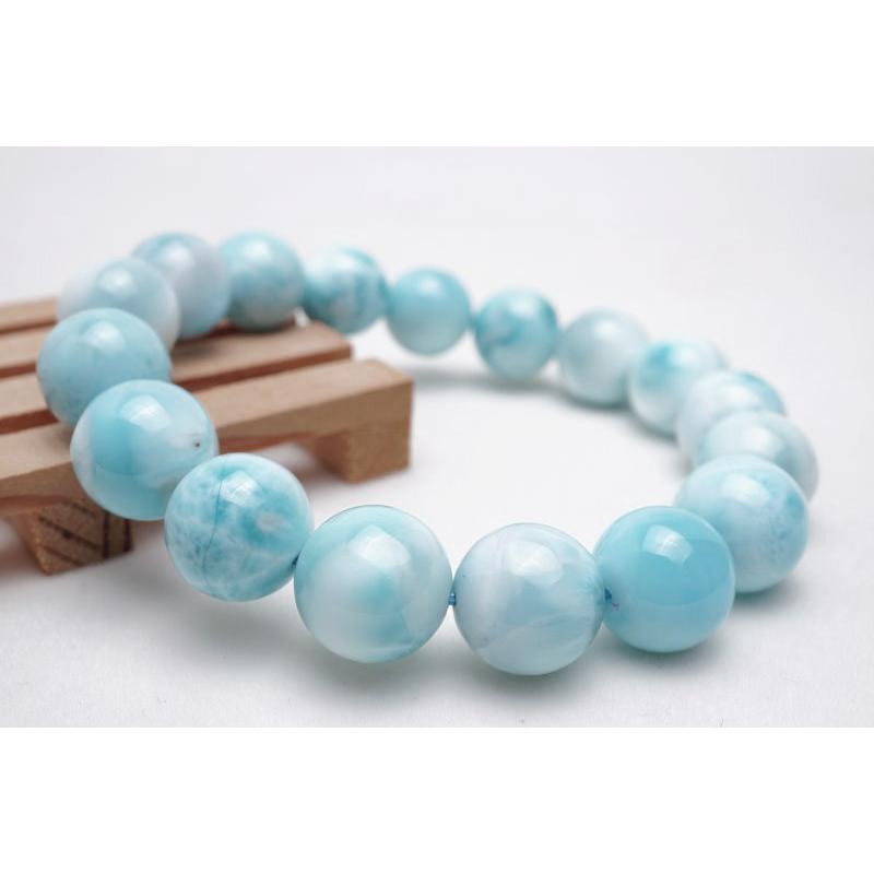 ラリマー ブレスレット ラリマール ヒーリング効果 12mm 一点物 199-3