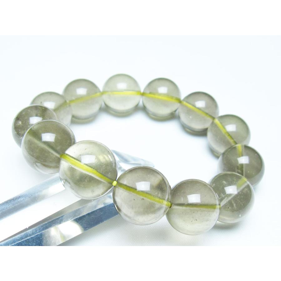 ペリドット　リビアングラス　ブレスレット　高品質❣️ リビアングラス ブレスレット 18mm 一点物 送料無料 メール便可 [M便 1