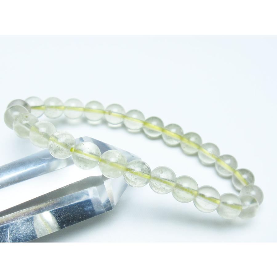 リビアングラス ブレスレット 7mm 一点物 送料無料 199-809 : 天然石 