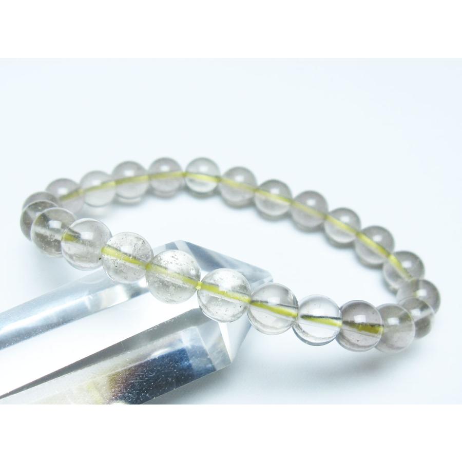 リビアングラス ブレスレット 8mm 一点物 送料無料 199-825 : 天然石 