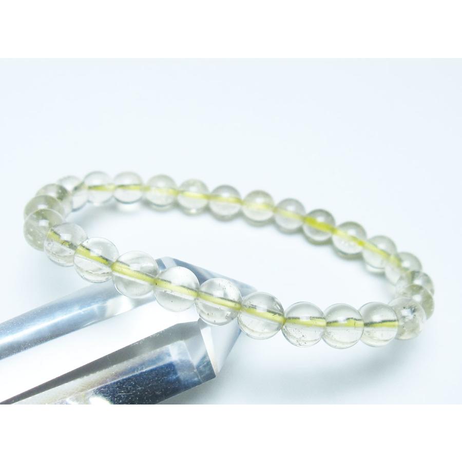 リビアングラス ブレスレット 7mm 一点物 送料無料 199-827 : 天然石 