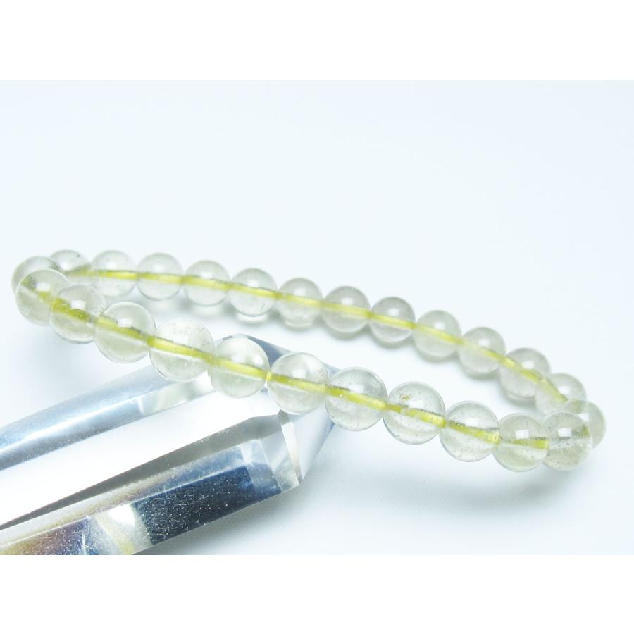 リビアングラス ブレスレット 8mm 一点物 送料無料 199-830 : 天然石 