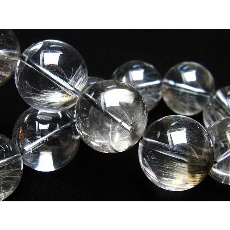 プラチナルチルクォーツ ブレスレット 18mm 一点物 211-1251の画像