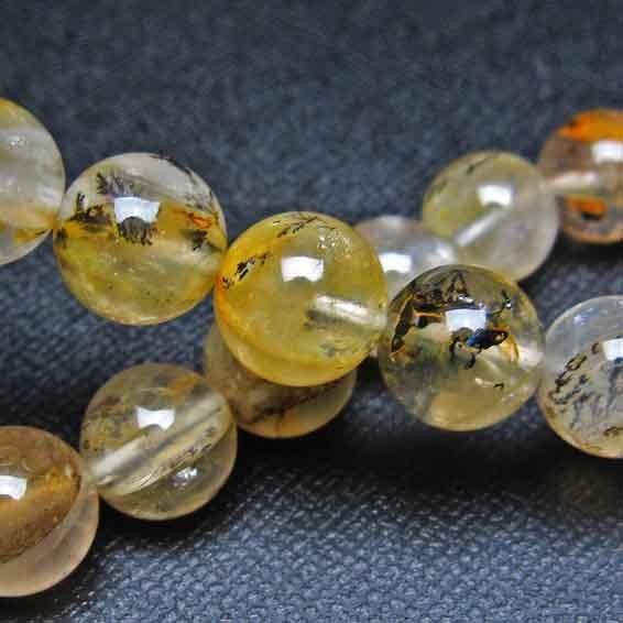 デンドリティッククォーツ ブレスレット 10mm 一点物 211-1541