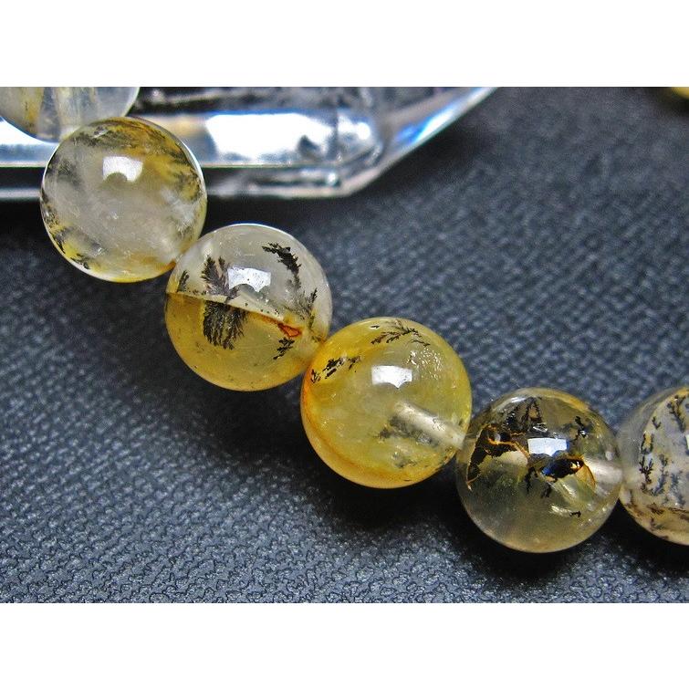 デンドリティッククォーツ ブレスレット 10mm 一点物 211-1541