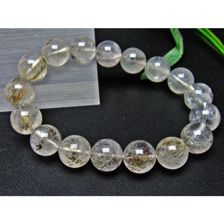 デンドリティッククォーツ ブレスレット 12mm 一点物 211-2432