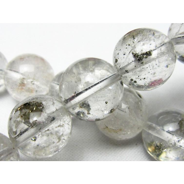 パイライトインクォーツ ブレスレット 12mm 一点物 211-2566 パイライトインクォーツ ブレスレット 12mm 一点物 211-2566