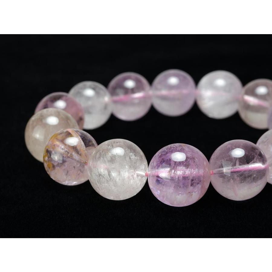 クンツァイト ブレスレット 16mm 一点物 211-2590 : 天然石