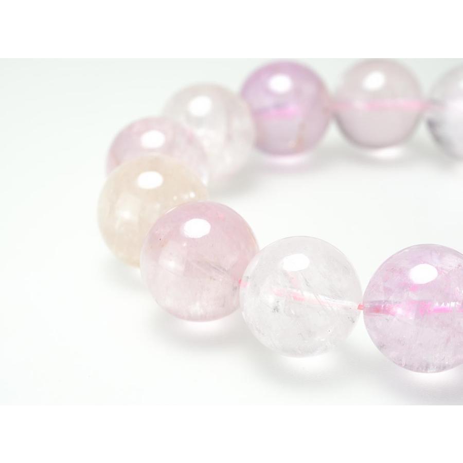 P3倍】 クンツァイト ブレスレット 16mm 一点物 211-2590 : 天然石