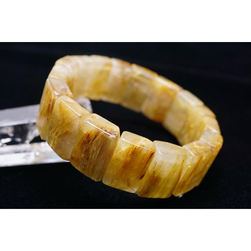 タイチンルチル クォーツ バングル 送料無料 一点物 211-3177の通販は