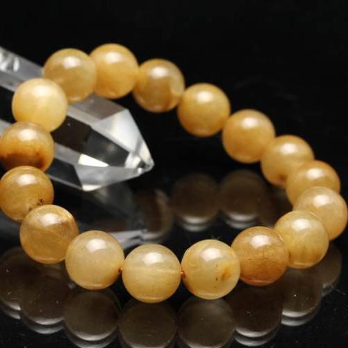 ルチルクォーツ ブレスレット 12mm 一点物 メール便送料無料 [M便 1/10