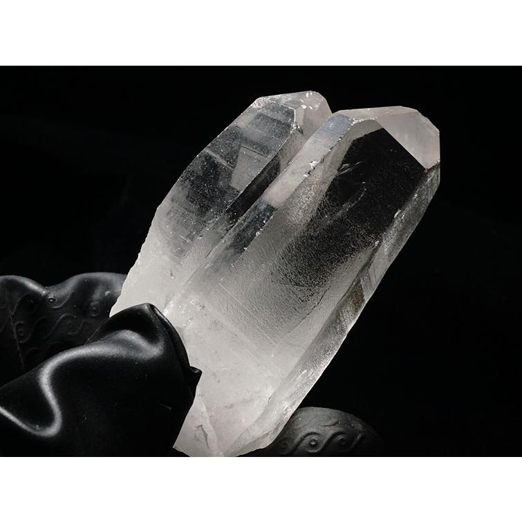 レムリアンシード 水晶 ダブルポイント 原石 ブラジル ミナスジェライス州 コリント産 証明書付属 一点物 [送料無料] 271-228_1