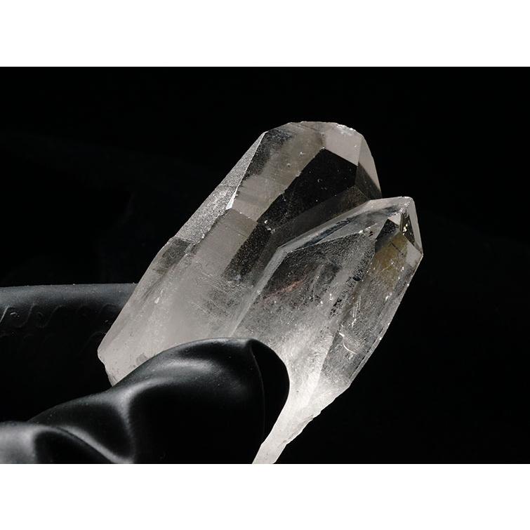 レムリアンシード 水晶 ダブルポイント 原石 ブラジル ミナスジェライス州 コリント産 証明書付属 一点物 [送料無料] 271-228_3