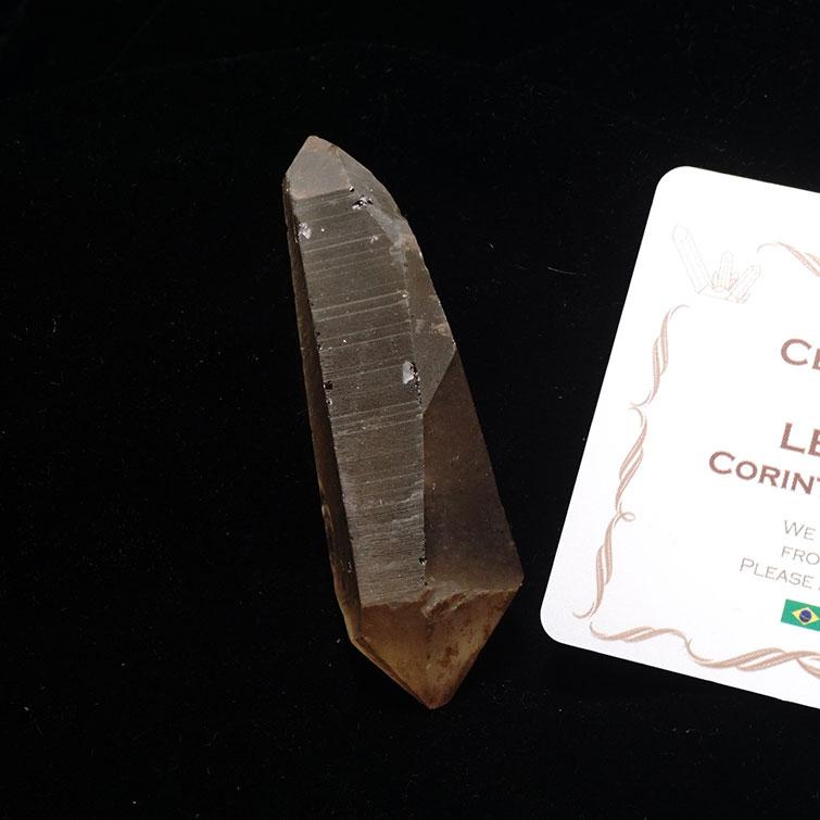 レムリアンシード ダブルポイント 原石 シトリンクォーツ スモーキー