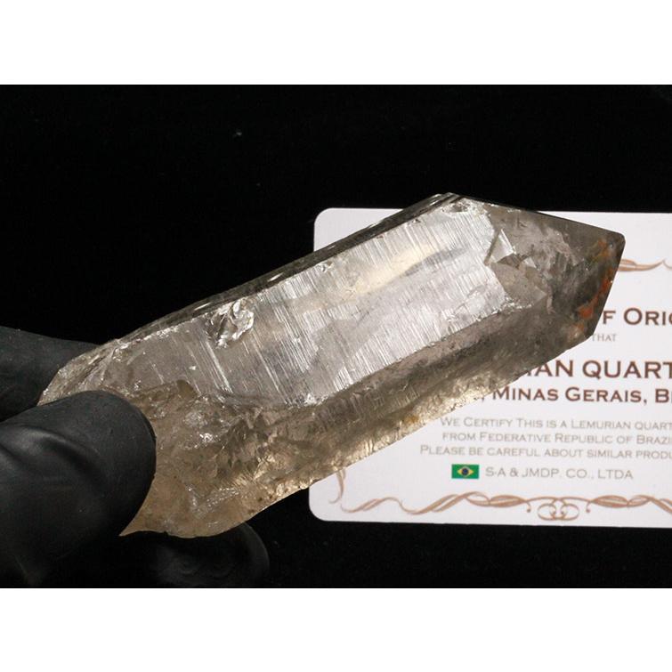 レムリアンシード スモーキークォーツ 原石 虹入り 本物 ブラジル ミナスジェライス州 コリント産 証明書付属 一点物 送料無料 271-580_2