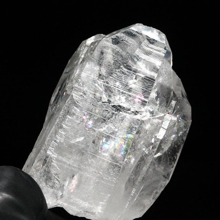 水晶 クラスター 原石 虹入り アーカンソー産 一点物 272-87 : 天然石 