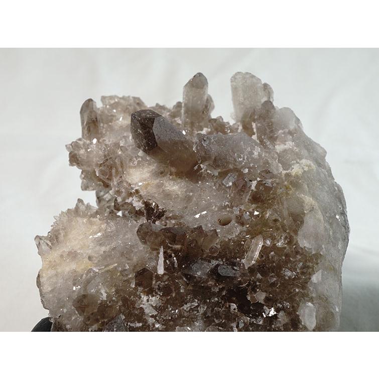 スモーキークォーツ クラスター 煙水晶 原石 ブラジル産 一点物 送料無料 282-202_3