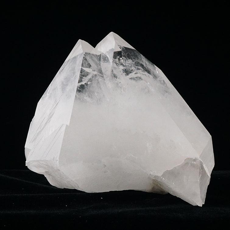 水晶 クラスター 虹入り ツインクリスタル アーカンソー産 送料無料