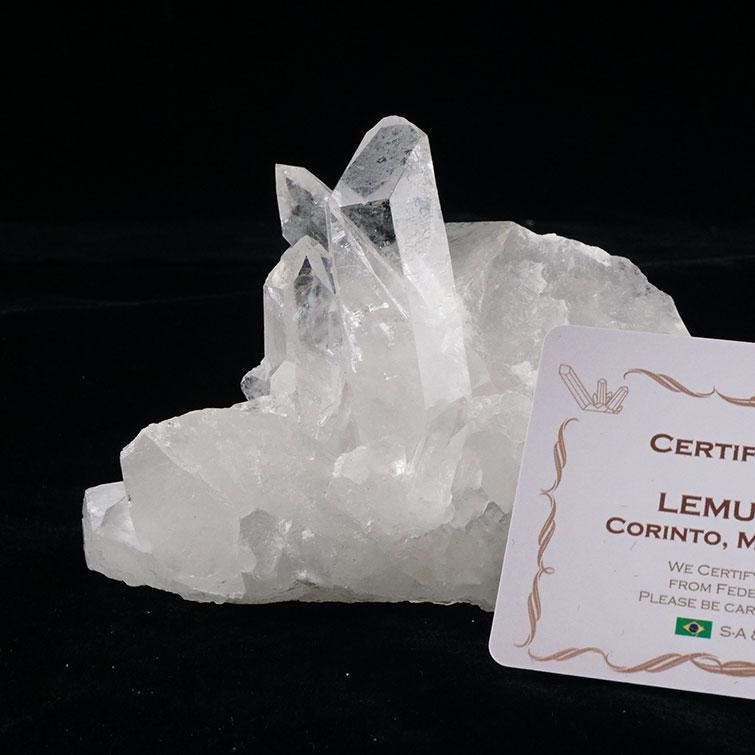 水晶クラスター 原石 ブラジル ミナスジェライス州 コリント産 証明書付属 レムリアンシード  一点物 282-432 | 