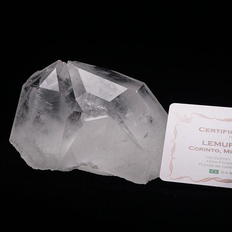 水晶クラスター ブラジル ミナスジェライス州 コリント産 証明書付属 レムリアンシード  一点物 送料無料 282-474 | 