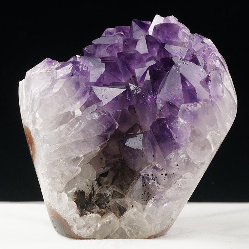 1.2Kg アメジスト クラスター 原石 ウルグアイ産 花型 フラワー