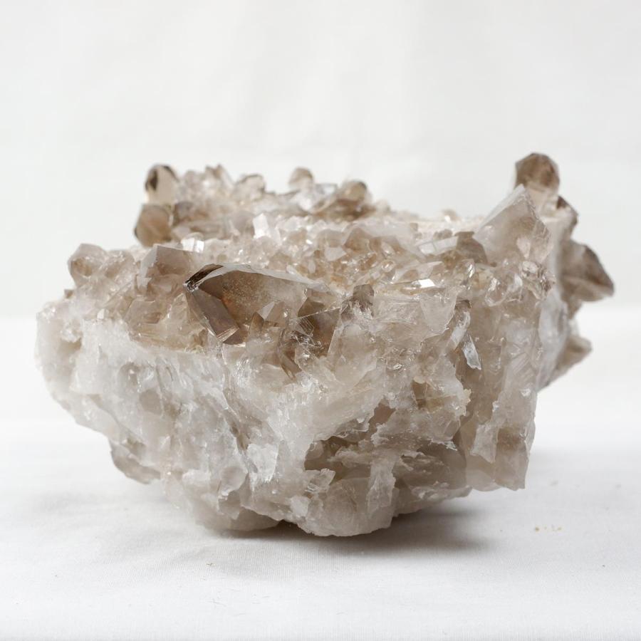 1.1Kg スモーキークォーツ クラスター ブラジル産 煙水晶 原石 一点物