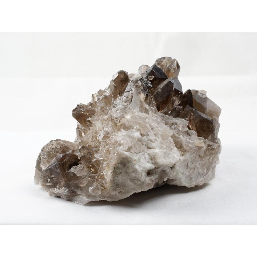 1.5Kg スモーキークォーツ クラスター ブラジル産 煙水晶 原石