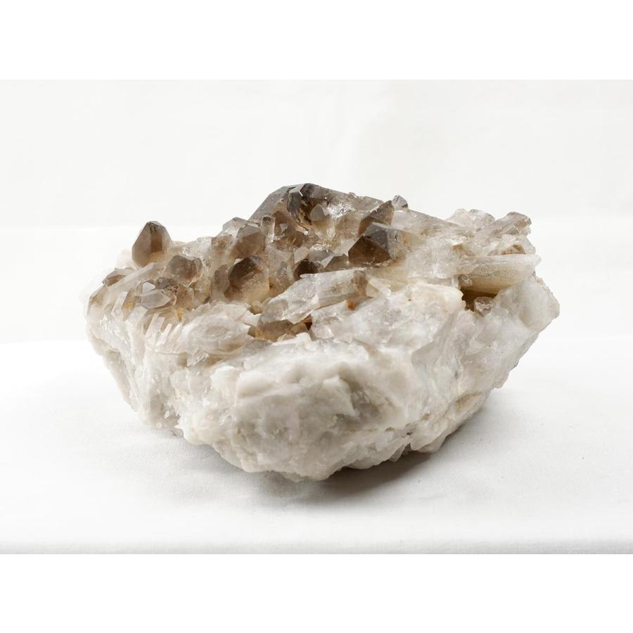 1.6Kg スモーキークォーツ クラスター ブラジル産 スモーキークォーツ 煙水晶 原石 一点物 送料無料 282-735_2