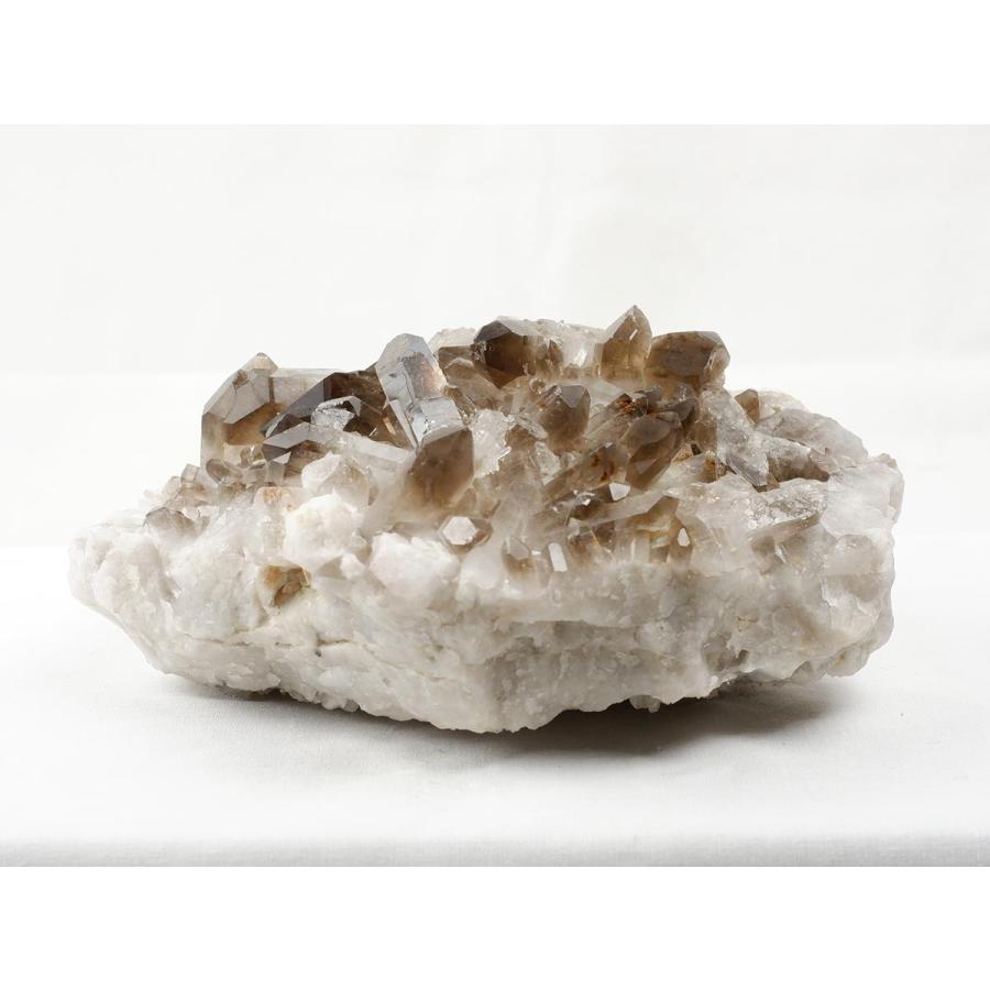 1.6Kg スモーキークォーツ クラスター ブラジル産 スモーキークォーツ 煙水晶 原石 一点物 送料無料 282-735_3