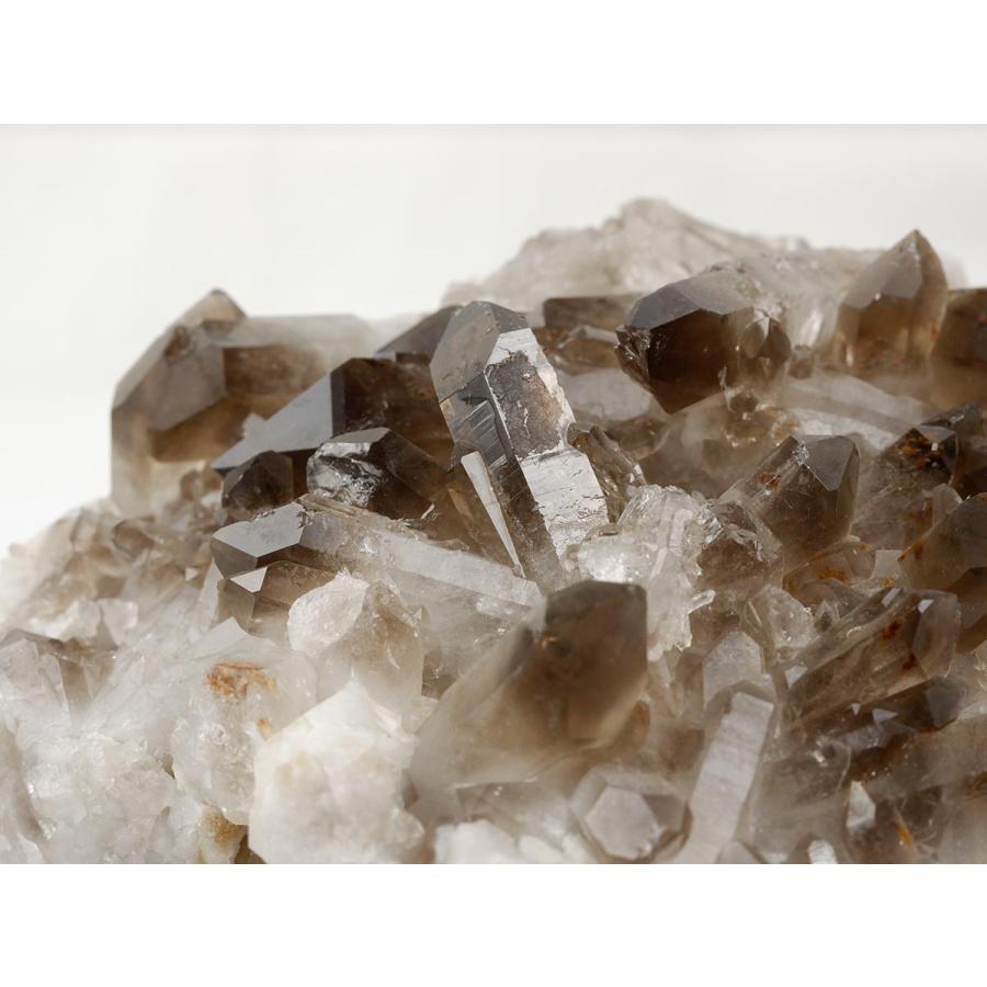 1.6Kg スモーキークォーツ クラスター ブラジル産 スモーキークォーツ 煙水晶 原石 一点物 送料無料 282-735_4