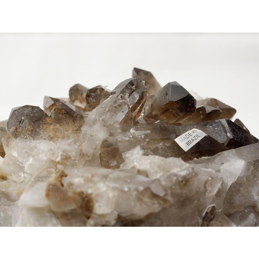 1.6Kg スモーキークォーツ クラスター ブラジル産 スモーキークォーツ 煙水晶 原石 一点物 送料無料 282-735_6