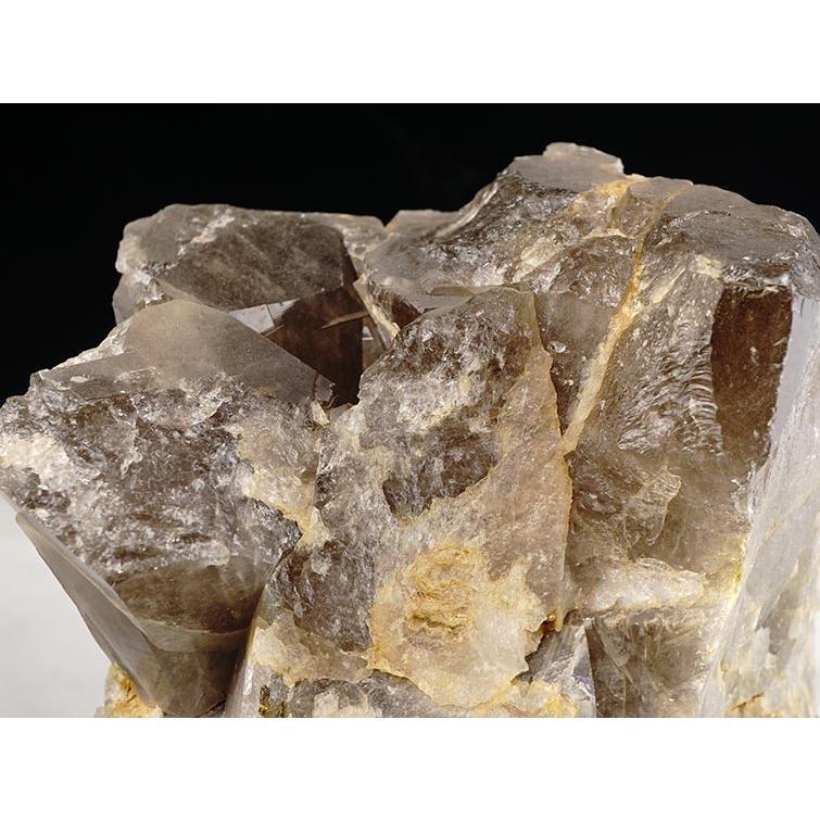 希少❗️新品❗️スモーキークオーツ　虹入り水晶　大粒クラスター 丸玉 スモーキーアイリスクォーツ 虹入り水晶 輝くレインボー 品番